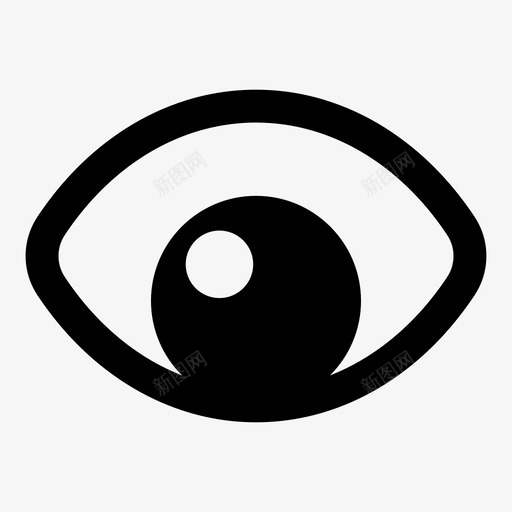 往下看眼睛视力图标svg_新图网 https://ixintu.com 往下看 手表 眼睛 视力