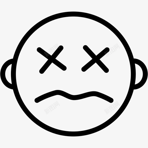 悲伤情绪愤怒表情符号图标svg_新图网 https://ixintu.com 反对1 悲伤情绪 愤怒 笑脸 表情符号