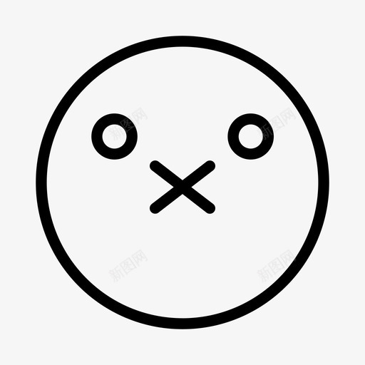 可爱相当表情表情脸图标svg_新图网 https://ixintu.com 可爱相当表情 吓人 安静 脸 表情 表情脸