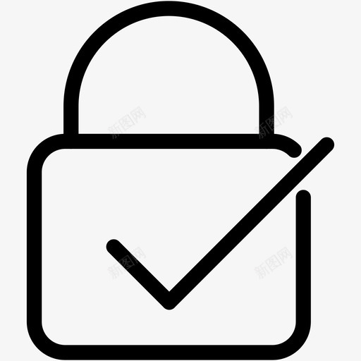 锁定检查关闭隐私图标svg_新图网 https://ixintu.com 关闭 安全 锁定检查 隐私