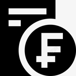清单报表清单硬币法郎图标高清图片