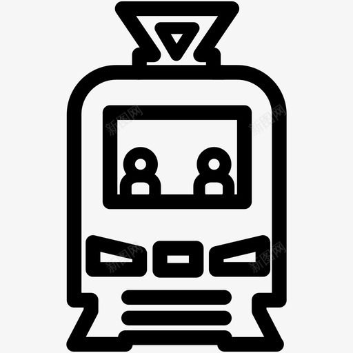 火车人员运输图标svg_新图网 https://ixintu.com 人员 旅行 火车 运输 运输2