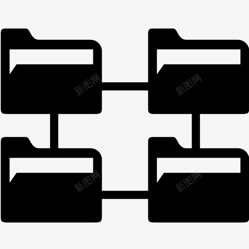 文件夹数据文档图标svg_新图网 https://ixintu.com 办公室 数据 文件夹 文件夹图标3 文档 纸张