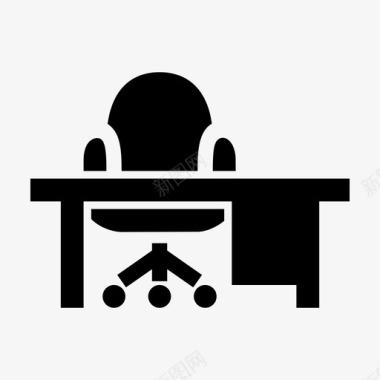 书桌橱柜家具图标图标