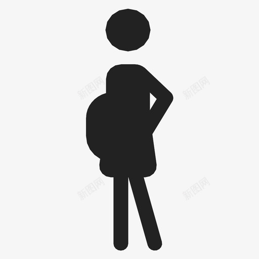 怀孕幸福快乐的父母图标svg_新图网 https://ixintu.com 妈妈 幸福 快乐 快乐的父母 怀孕