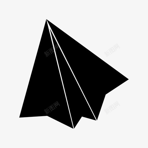 纸飞机电报图标svg_新图网 https://ixintu.com 电报 纸飞机