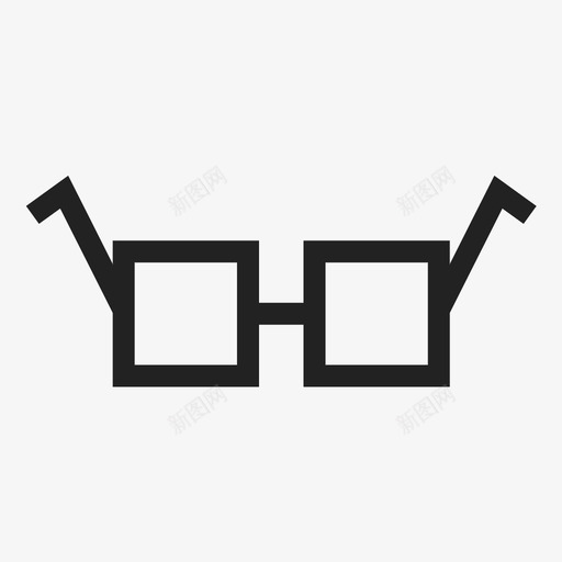 眼镜时尚款式图标svg_新图网 https://ixintu.com 太阳镜 时尚 款式 眼镜