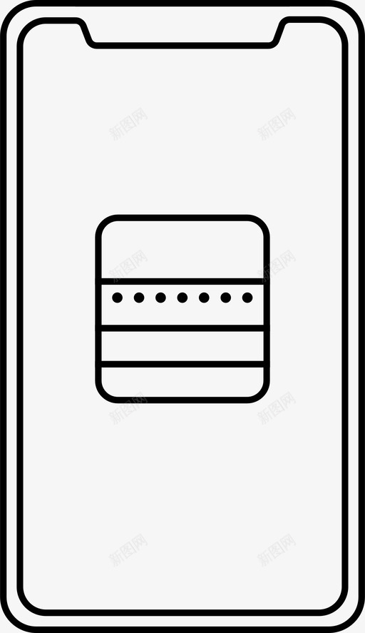 iphonex便笺应用程序智能手机图标svg_新图网 https://ixintu.com iphonex iphonex便笺 应用程序 智能手机