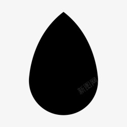 一滴水图标一滴水液体湿的图标高清图片