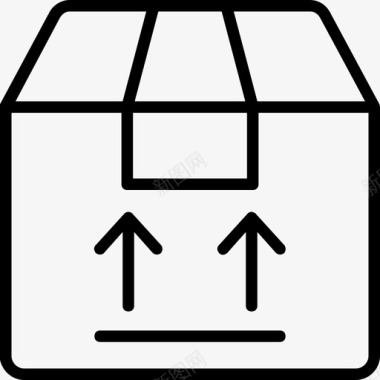 送货包装纸箱货物图标图标
