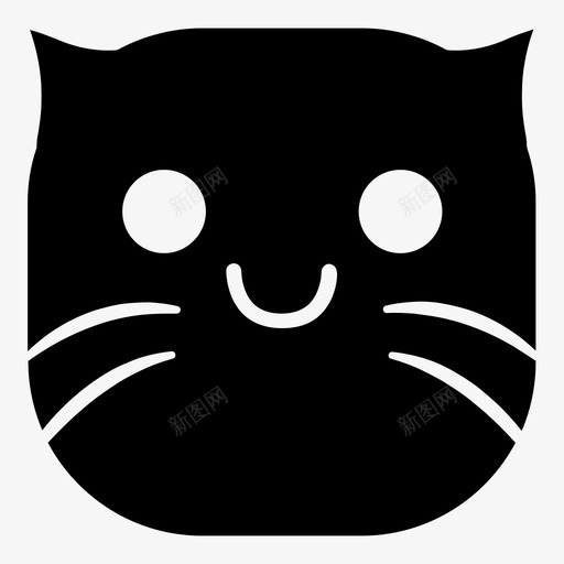 猫微笑表情符号韩娜表情猫版图标svg_新图网 https://ixintu.com 猫微笑 表情符号 韩娜表情猫版