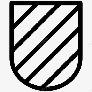装甲防护盾牌图标图标