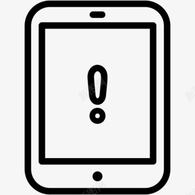 平板电脑警报iphone手机图标图标