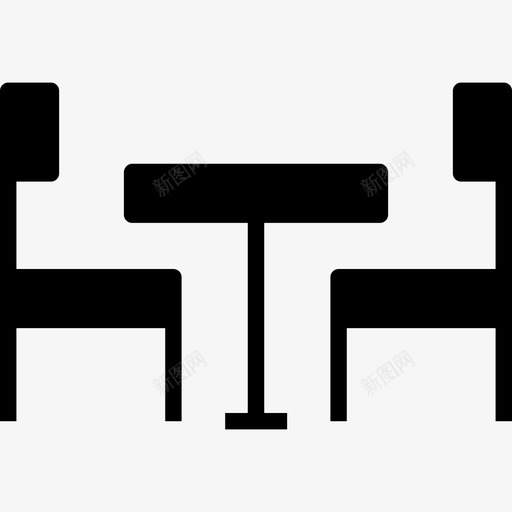 餐桌椅子家具图标svg_新图网 https://ixintu.com 厨房 家俱雕刻 家具 椅子 餐桌