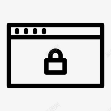 锁定web浏览器联机活动联机浏览器图标图标