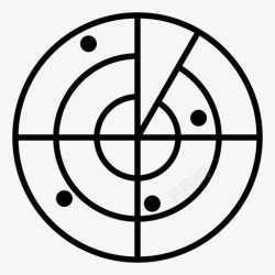 扫描显示器雷达显示器扫描仪图标高清图片