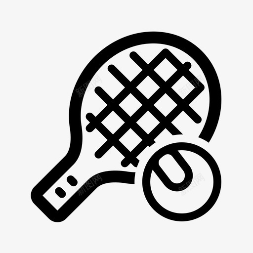 tennissvg_新图网 https://ixintu.com tennis