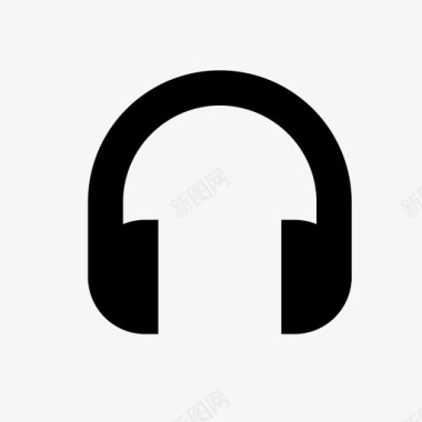 耳机音乐应用程序图标图标