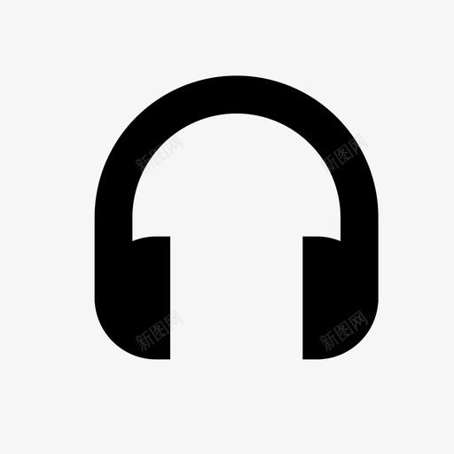 耳机音乐应用程序图标svg_新图网 https://ixintu.com 耳机 音乐应用程序