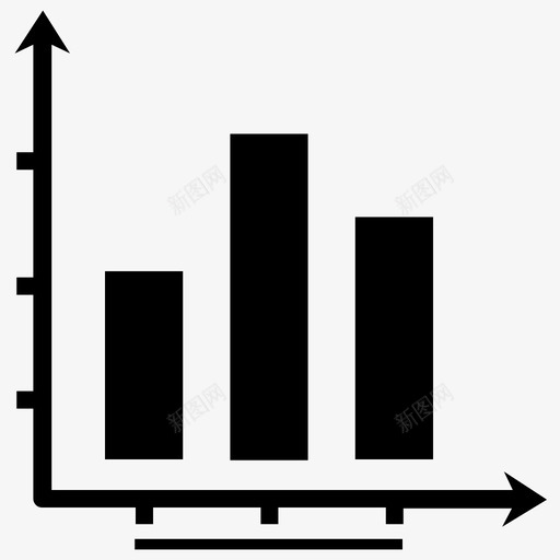 财务报告分析条形图图标svg_新图网 https://ixintu.com 分析 图表 条形图 电子商务和搜索引擎优化 财务报告