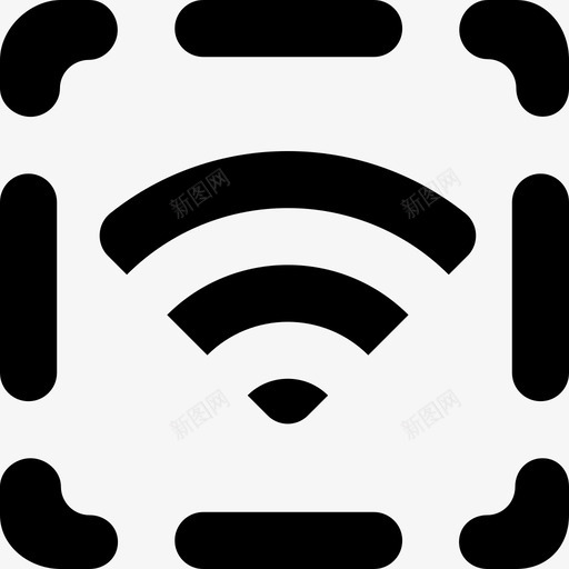 wifi_round [#1034]svg_新图网 https://ixintu.com wifi_round [#1034]