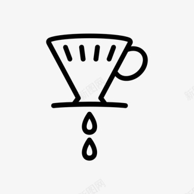 蜂箱滴头咖啡厨房图标图标