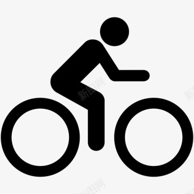 自行车运动旅行图标图标