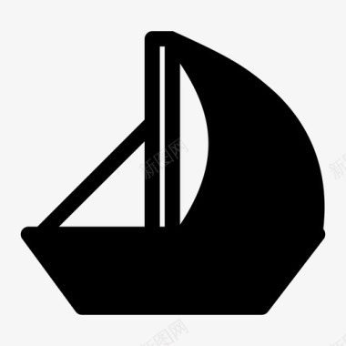 船帆海图标图标