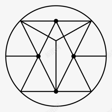 几何形式几何神圣图标图标