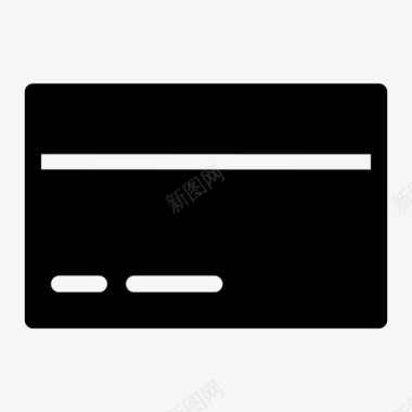 信用卡商业借记卡图标图标