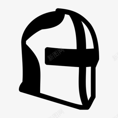 骑士头盔盔甲防护图标图标