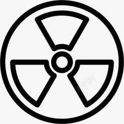 原子能辐射原子能量图标高清图片