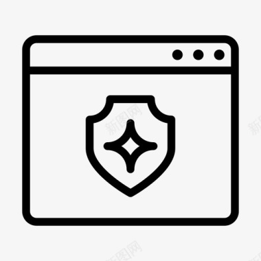 浏览器安全隐私屏蔽图标图标