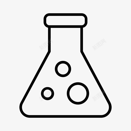 锥形烧瓶烧杯化学图标svg_新图网 https://ixintu.com 化学 实验室 烧杯 锥形烧瓶