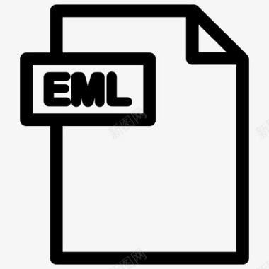 eml格式eml文件文件格式大纲图标图标