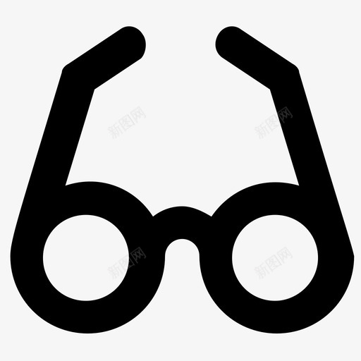 眼镜墨镜太阳镜图标svg_新图网 https://ixintu.com 墨镜 夏季和旅行平滑线图标 太阳镜 眼镜