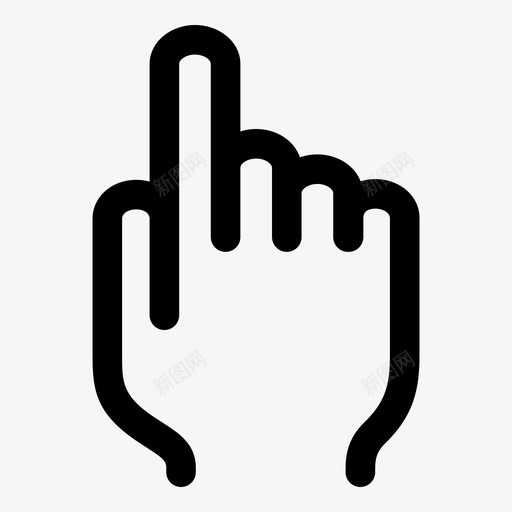 手指鼠标鼠标点图标svg_新图网 https://ixintu.com 手指 指针 选择 鼠标 鼠标点