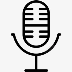 录音关闭麦克风静音关闭图标高清图片