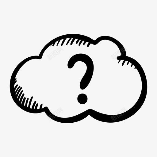 云服务器帮助icloud服务器图标svg_新图网 https://ixintu.com icloud服务器 云服务器 帮助 问题