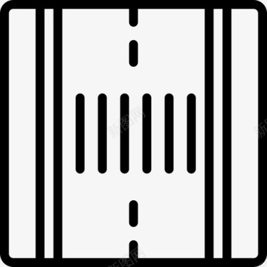 交叉口布局道路图标图标