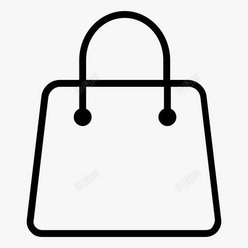 shopping bag_36svg_新图网 https://ixintu.com shopping bag_36