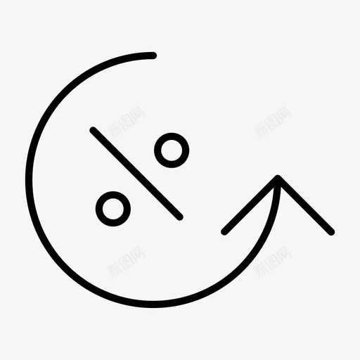 百分比商业数学图标svg_新图网 https://ixintu.com 商业 数学 百分比 销售