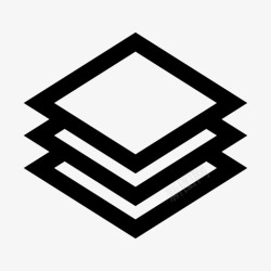 六层层涂层分层图标高清图片