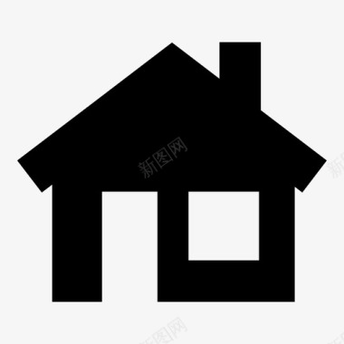 住宅平房房屋图标图标