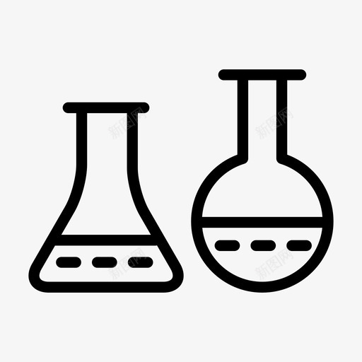 化学实验室烧瓶研究图标svg_新图网 https://ixintu.com 化学 实验室烧瓶 研究 科学