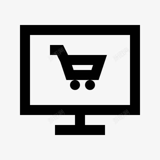 显示设备购物商业网络网格图标svg_新图网 https://ixintu.com 显示 设备 购物商业网络网格