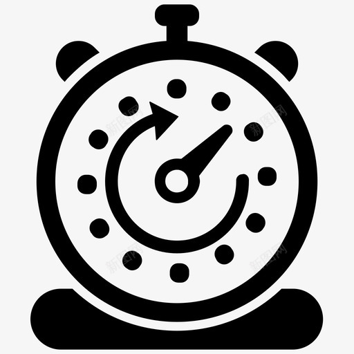 秒表时钟倒计时图标svg_新图网 https://ixintu.com 业务管理 倒计时 截止日期 时钟 时间 秒表