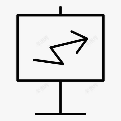 增长董事会业务图标svg_新图网 https://ixintu.com 业务 图表 增长 报告和分析细线 演示 董事会