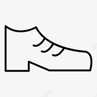 脚步商务鞋子图标图标