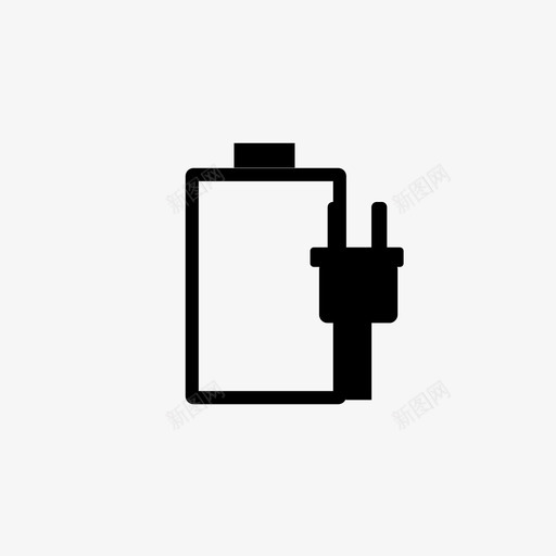 电池充电按钮图标svg_新图网 https://ixintu.com 充电 按钮 电池